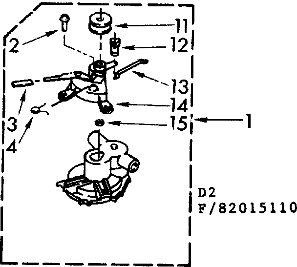 Kenmore 11082015110 pump parts diagram