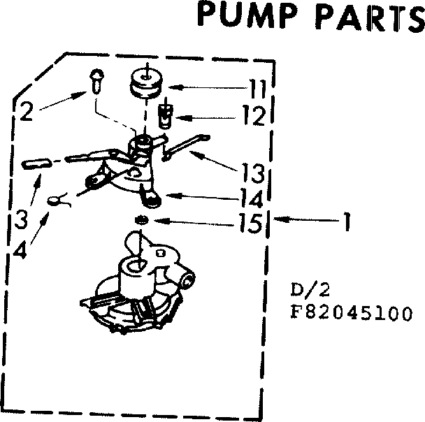 Kenmore 11082045100 pump parts diagram