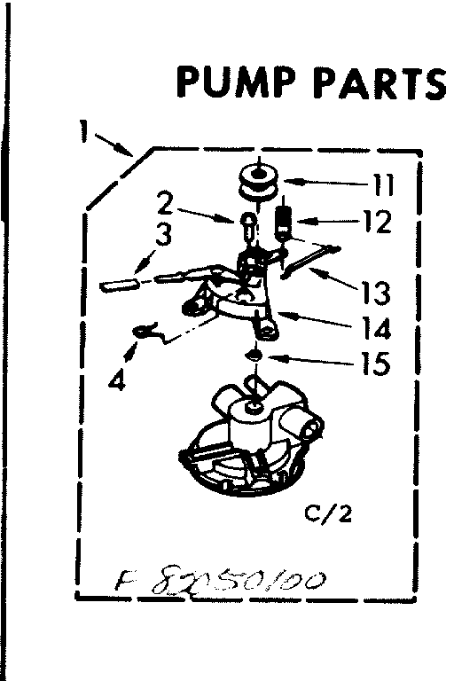 Kenmore 11082050200 pump parts diagram