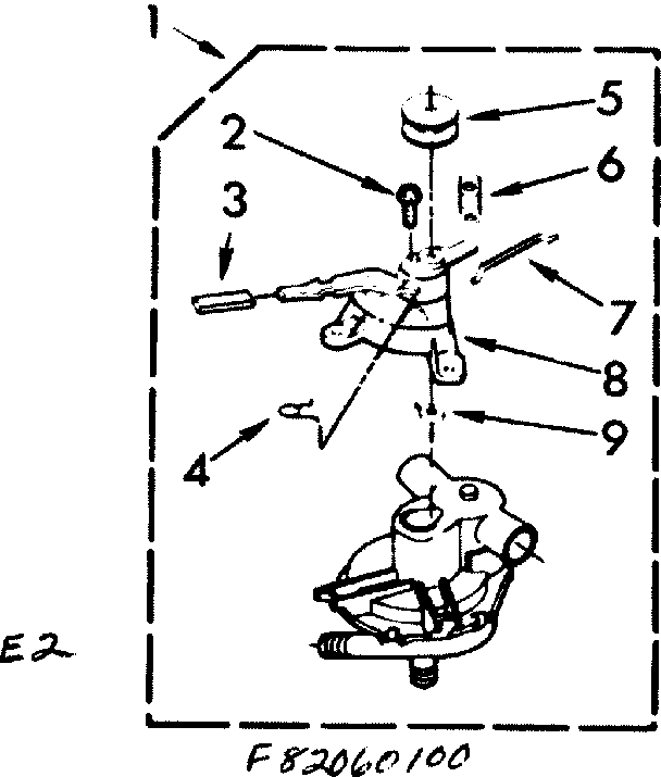 Kenmore 11082060400 water pump parts diagram