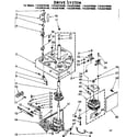 Kenmore 11082070100 drive system diagram