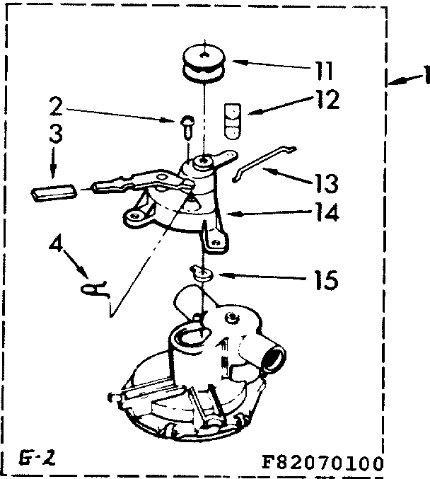 Kenmore 11083070200 pump parts diagram