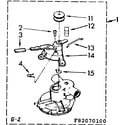Kenmore 11082070100 pump parts diagram