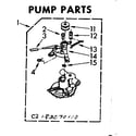 Kenmore 11083070110 pump parts diagram