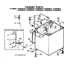 Kenmore 11083070110 cabinet parts diagram