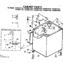 Kenmore 11083071610 cabinet parts diagram