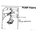 Kenmore 11083072410 pump parts diagram