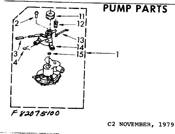 Kenmore 11082075800 pump parts diagram