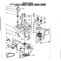 Kenmore 11082075610 drive parts diagram