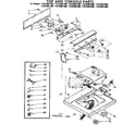Kenmore 11082081100 top and console parts diagram