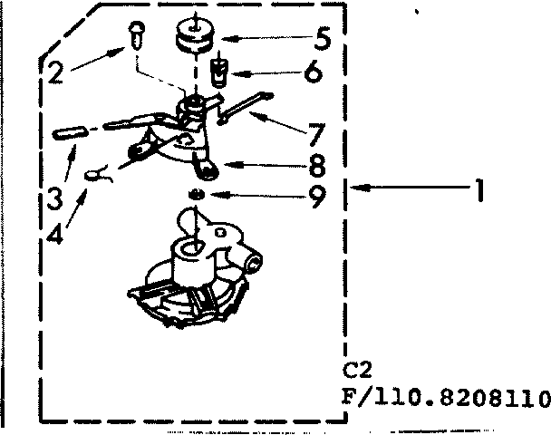 Kenmore 11082081410 pump parts diagram