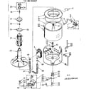 Kenmore 11082094100 tub and basket parts diagram