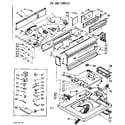Kenmore 11082094100 top and console parts diagram