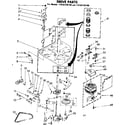 Kenmore 11082150100 drive parts diagram