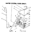 Kenmore 11082170100 water system suds only diagram