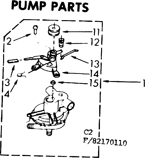 Kenmore 11082170110 pump parts diagram