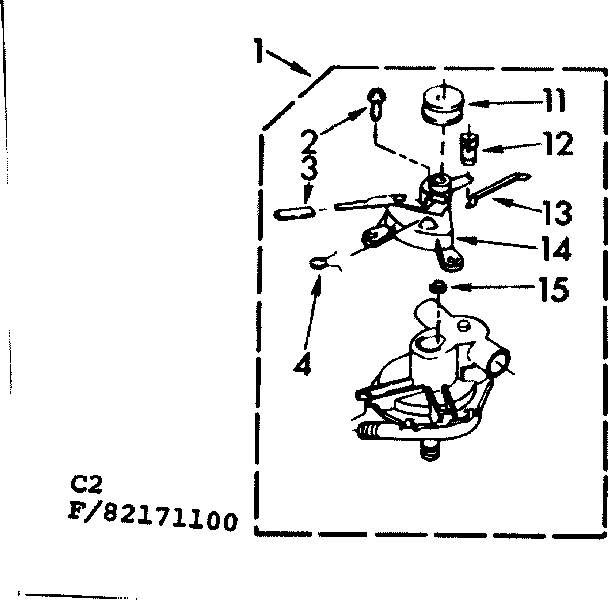 Kenmore 11082171800 water pump parts diagram