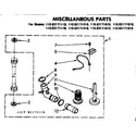 Kenmore 11083171610 miscellaneous parts diagram
