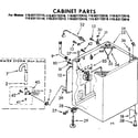 Kenmore 11083172610 cabinet parts diagram