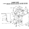 Kenmore 11083172830 cabinet parts diagram