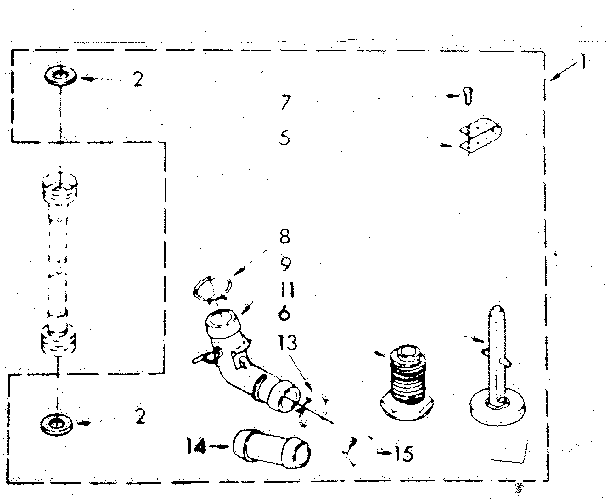 Kenmore 11083172430 miscellaneous parts diagram