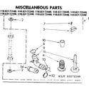 Kenmore 11083172140 miscellaneous parts diagram