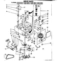 Kenmore 11082174410 drive parts diagram