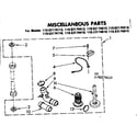 Kenmore 11082174410 miscellaneous parts diagram
