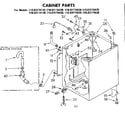Kenmore 11083174630 cabinet parts diagram