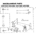 Kenmore 11083174630 miscellaneous parts diagram