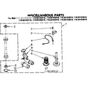 Kenmore 11082183410 miscellaneous parts diagram