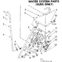 Kenmore 11083183830 water system parts suds only diagram