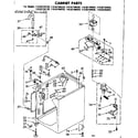 Kenmore 11082194220 cabinet parts diagram