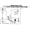 Kenmore 11082194220 miscellaneous parts diagram