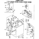 Kenmore 11082194840 cabinet parts diagram