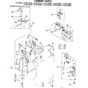 Kenmore 11083194850 cabinet parts diagram
