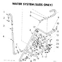 Kenmore 11083194850 water system suds only diagram