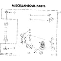 Kenmore 11083194850 miscellaneous parts diagram