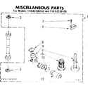 Kenmore 11083230100 miscellaneous parts diagram