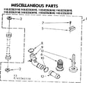 Kenmore 11082263810 miscellaneous parts diagram