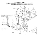 Kenmore 11083270120 cabinet parts diagram