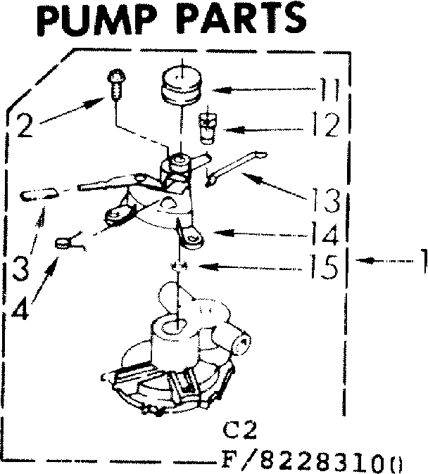 Kenmore 11082283200 pump parts diagram