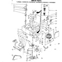 Kenmore 11082283410 drive parts diagram