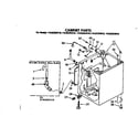 Kenmore 11082283410 cabinet parts diagram