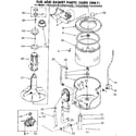 Kenmore 11082283830 tub and basket parts suds only diagram