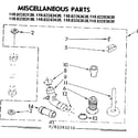 Kenmore 11082283830 miscellaneous parts diagram