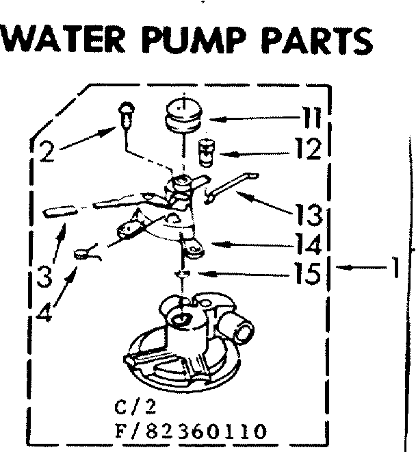 Kenmore 11083360410 drive parts diagram