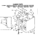 Kenmore 11083371210 cabinet parts diagram