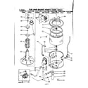 Kenmore 11082372700 tub and basket parts suds only diagram