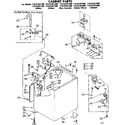 Kenmore 11082381200 cabinet parts diagram